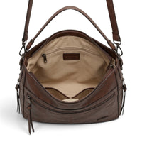 Grand sac bandoulière en simili cuir élégant