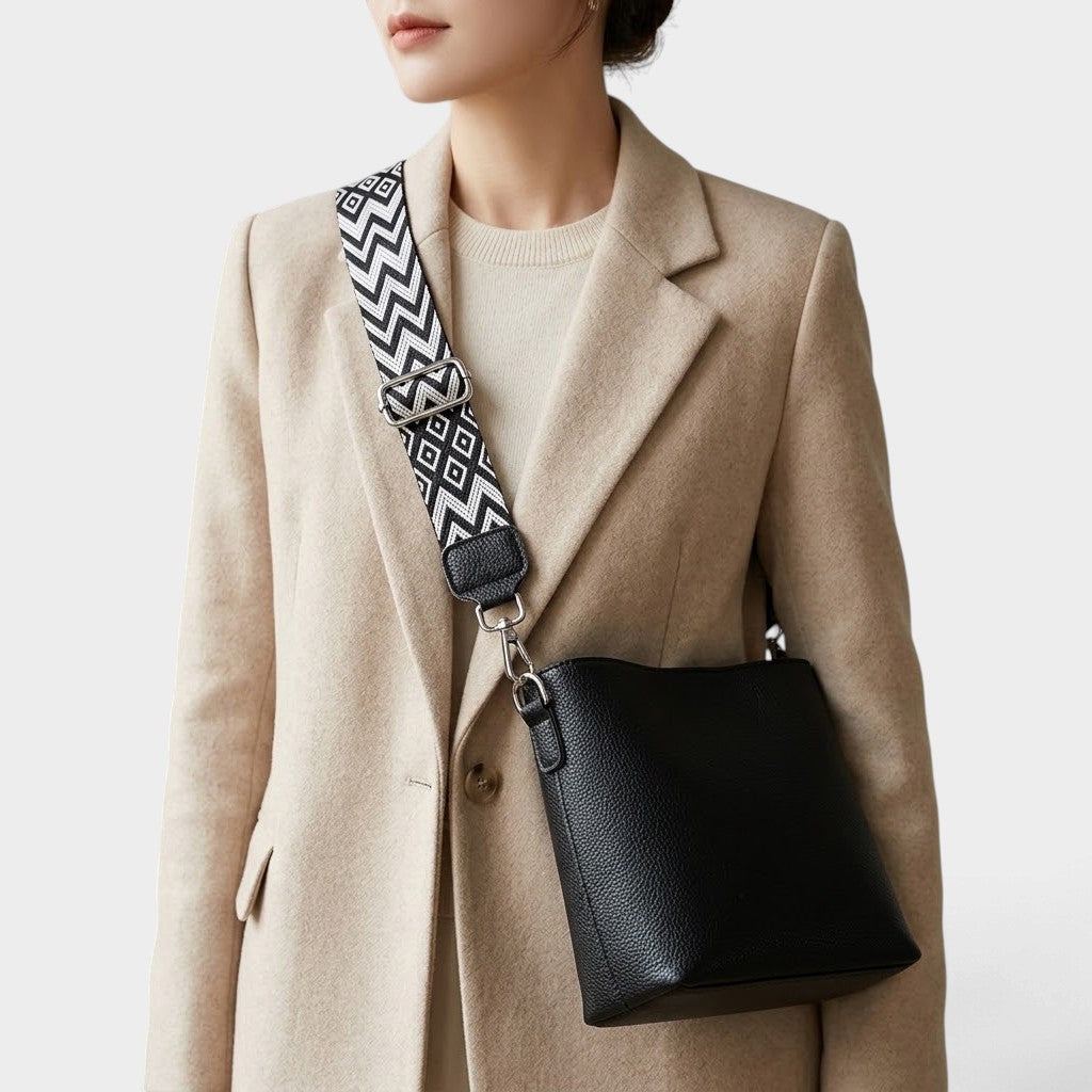 Petit sac bandoulière en cuir véritable