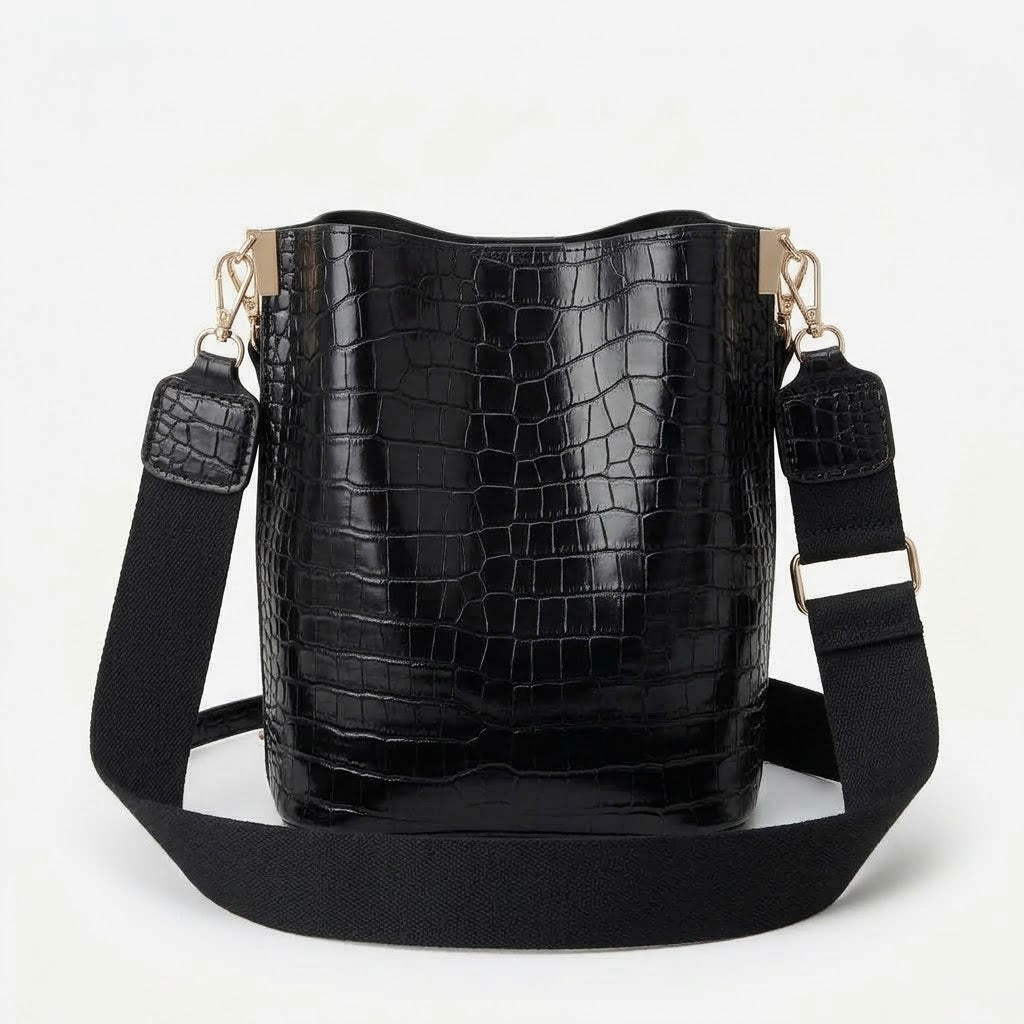 Sac seau en simili cuir