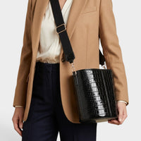 Sac seau en simili cuir