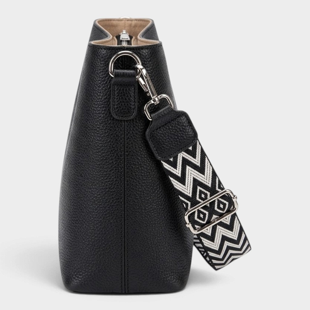 Petit sac bandoulière en cuir véritable