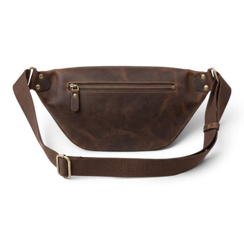 Sac banane en cuir