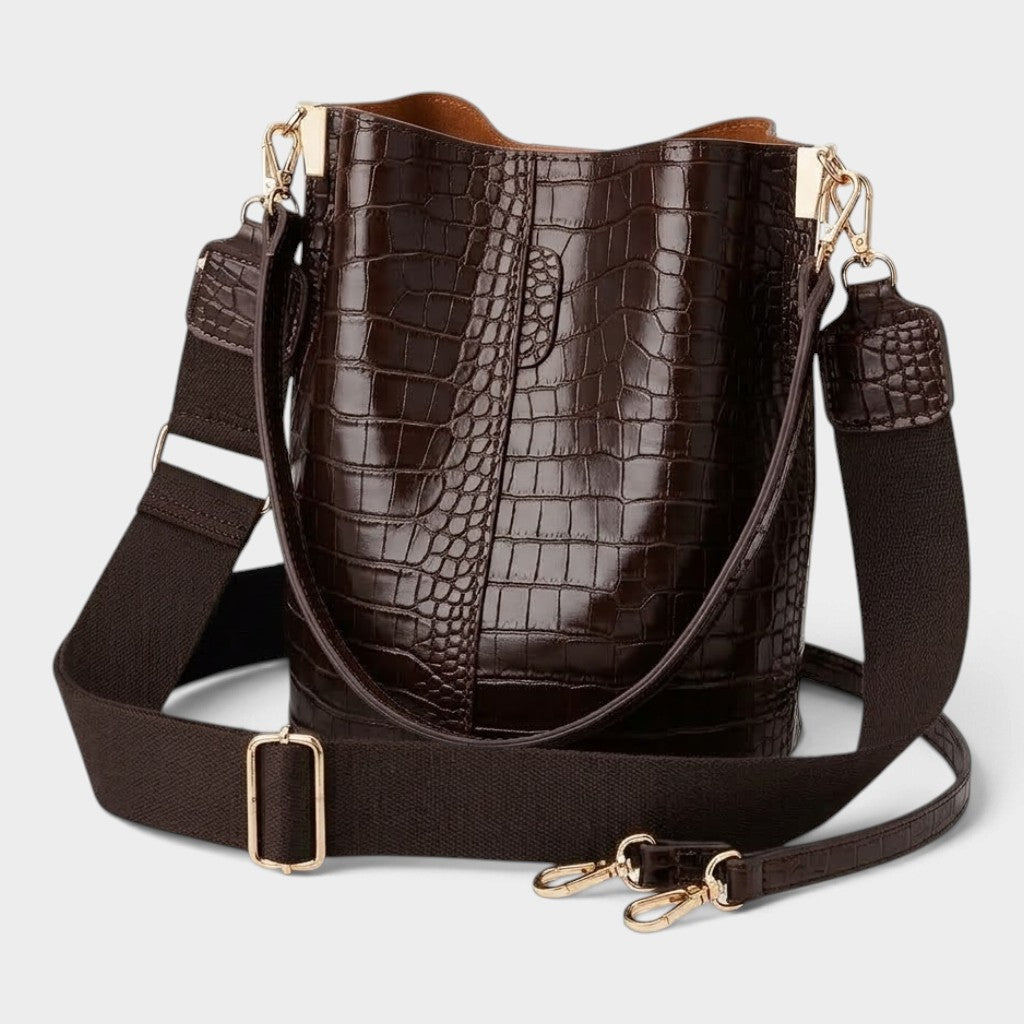Sac seau en simili cuir