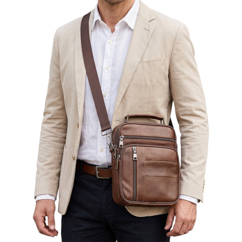 Sacoche pour homme cuir