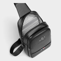 Sacoche Bandoulière Homme Cuir Noir