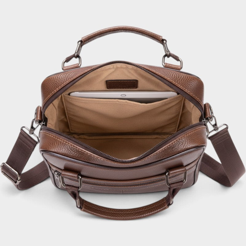 Sacoche pour homme en cuir