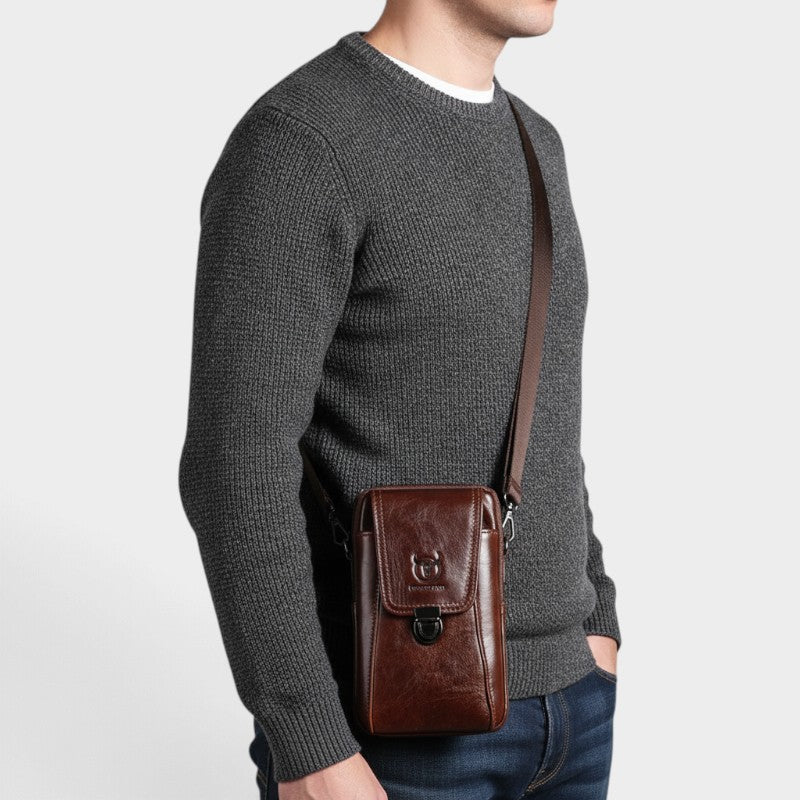 Sacoche homme en bandoulière