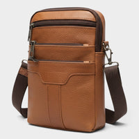 Sacoche cuir marron