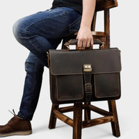 Sacoche homme vintage