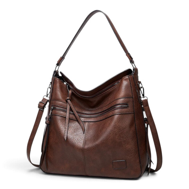 Grand sac bandoulière en simili cuir élégant