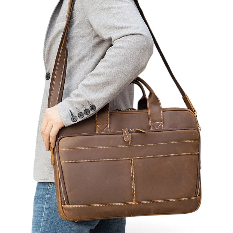 Sacoche Ordinateur Homme Cuir