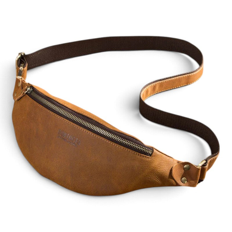 Sac banane en cuir
