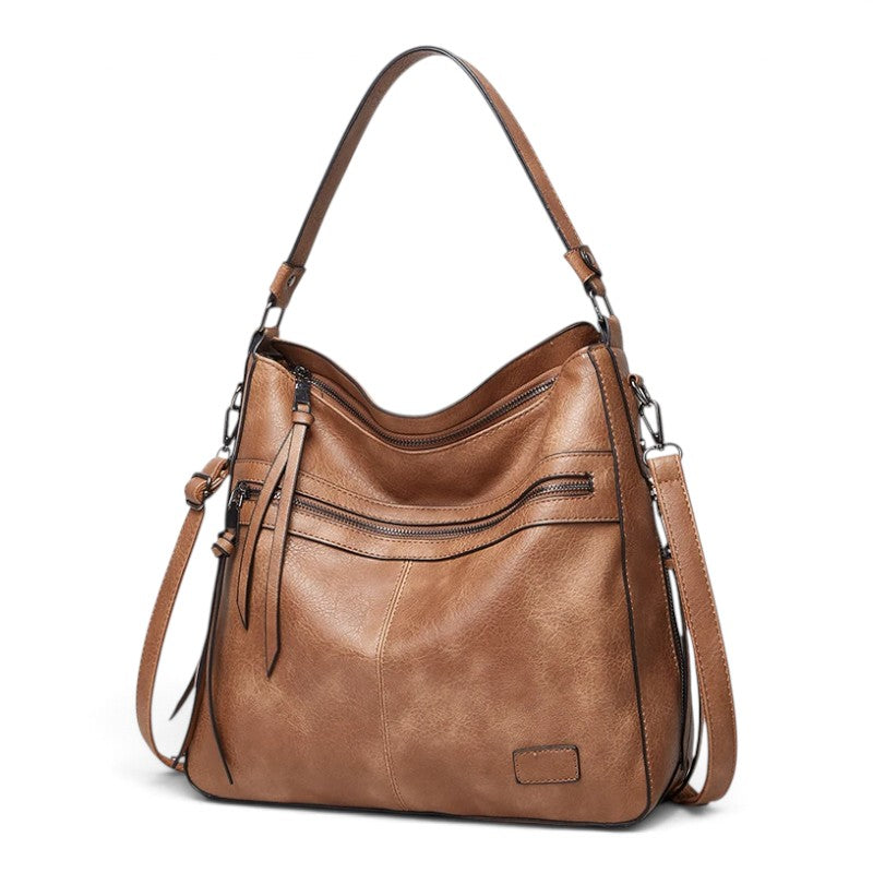 Grand sac bandoulière en simili cuir élégant