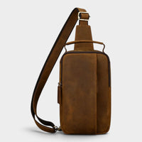 Sacoche pour homme en cuir véritable