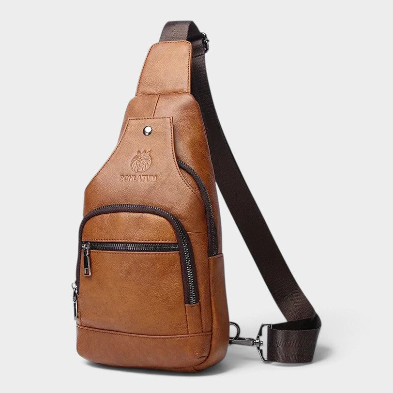 Sacoche bandoulière homme en cuir