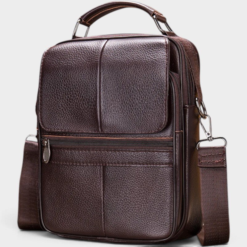 Sacoche pour homme en cuir