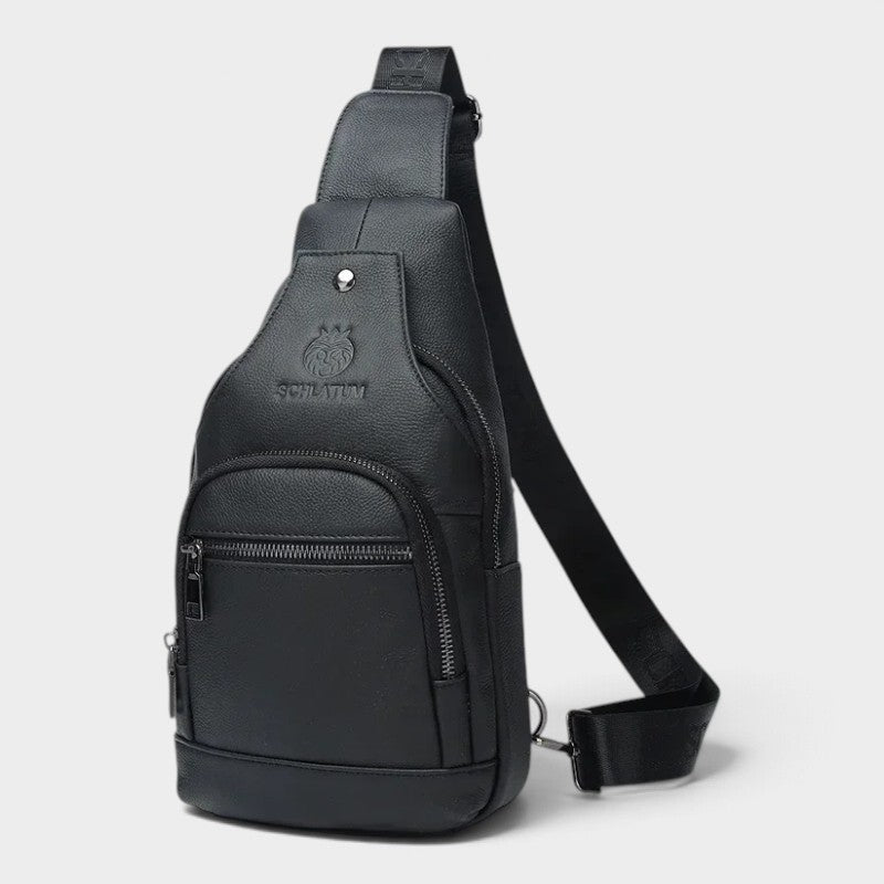 Sacoche bandoulière homme en cuir