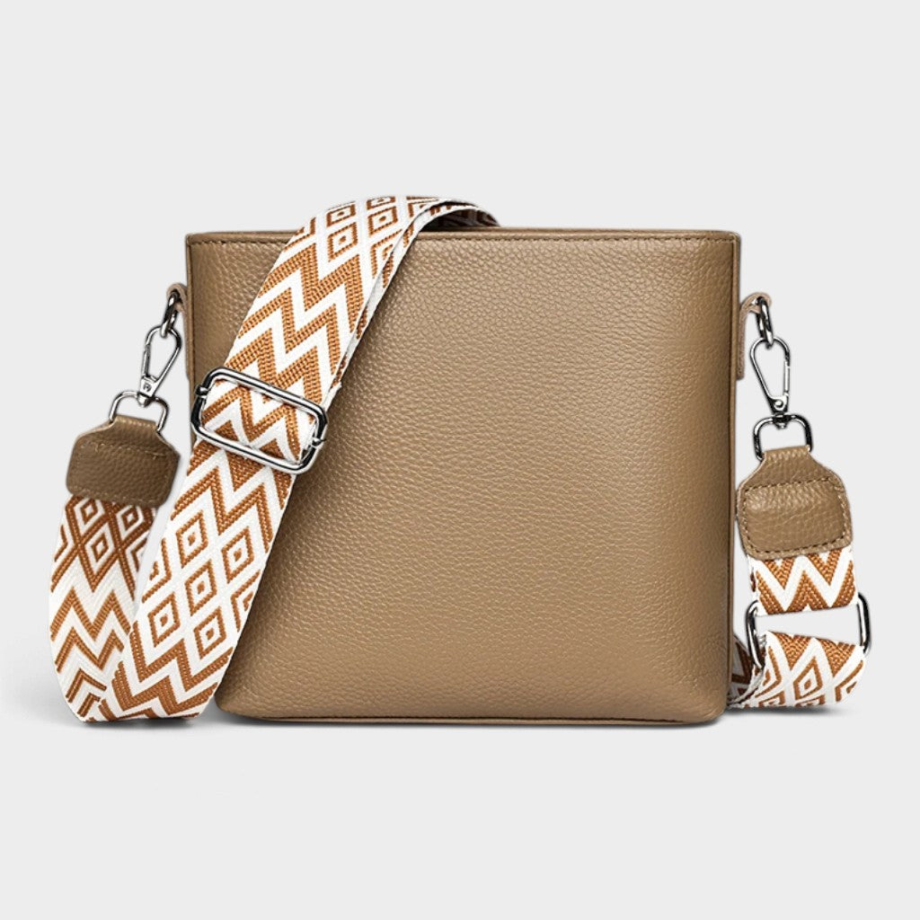 Petit sac bandoulière en cuir véritable