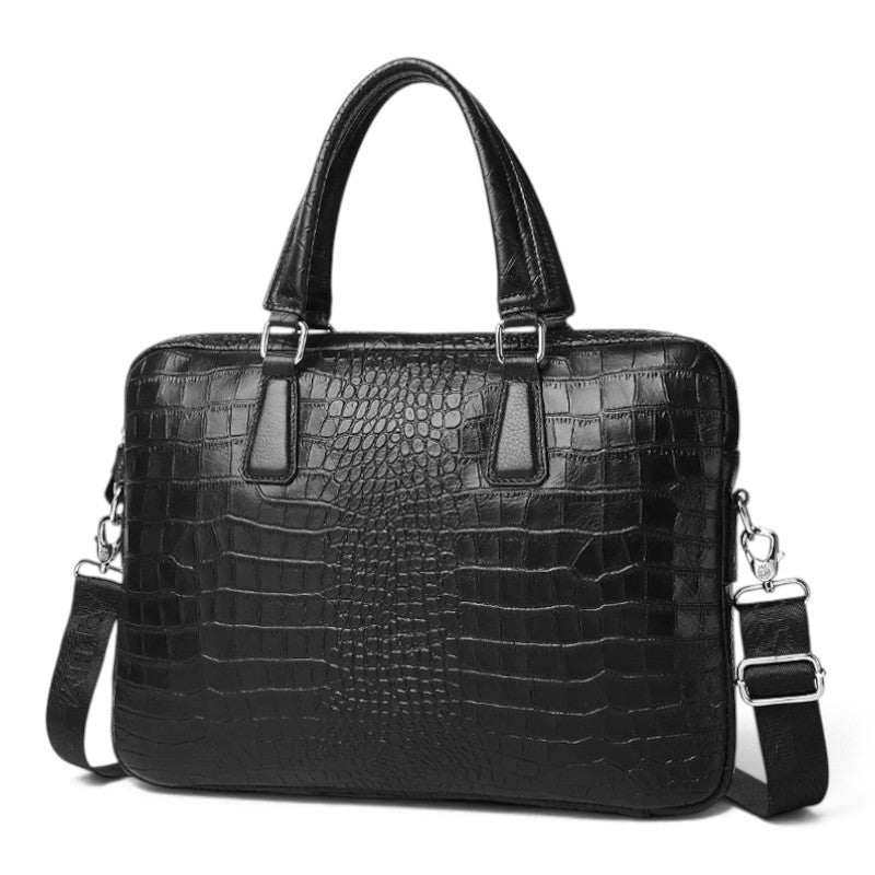 Sac ordinateur croco
