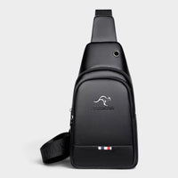 Sacoche Bandoulière Homme Cuir Noir