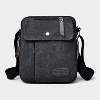 Sacoche bandoulière homme toile