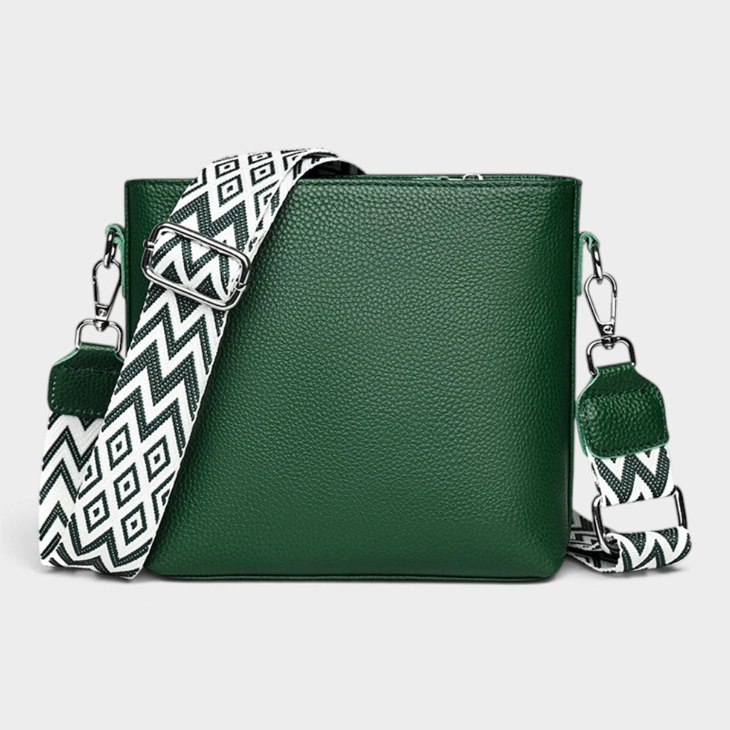Petit sac bandoulière en cuir véritable