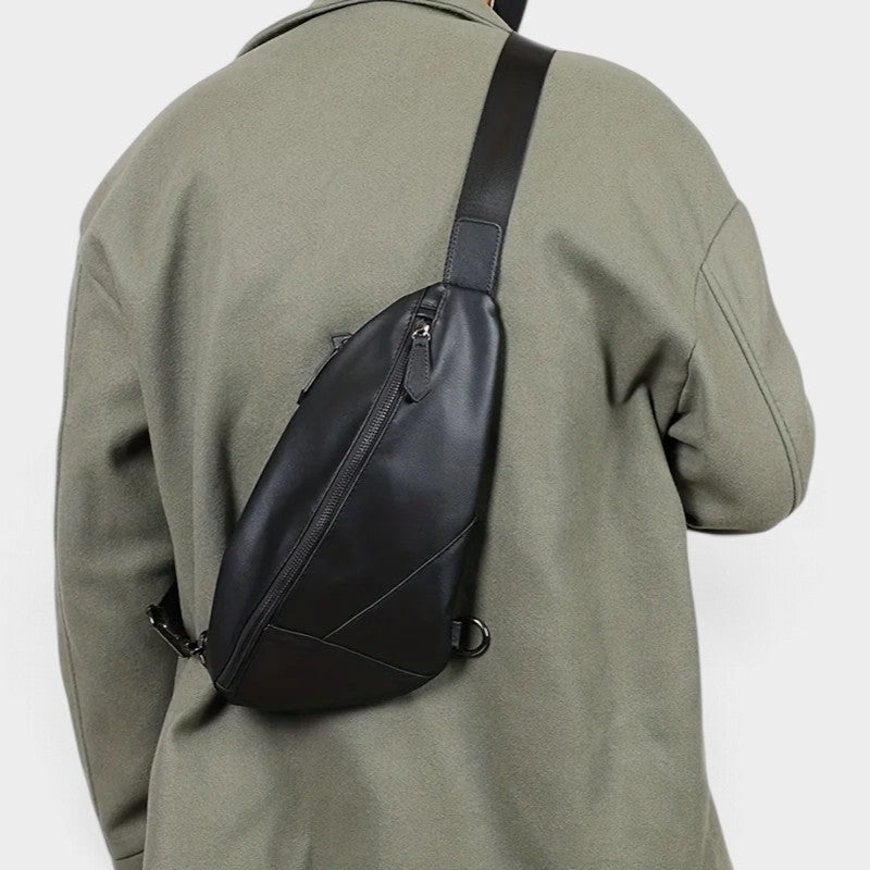 Petite sacoche homme cuir