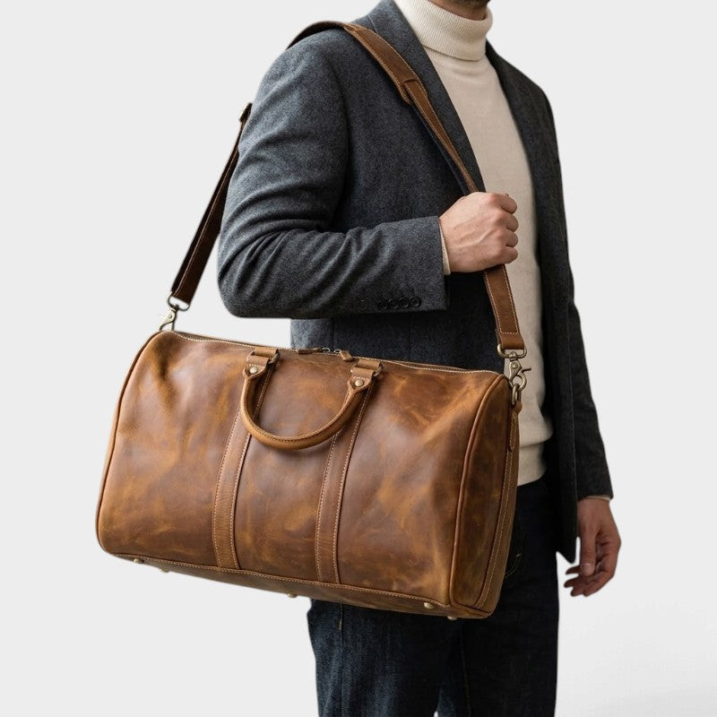 Sac de voyage homme cuir vintage