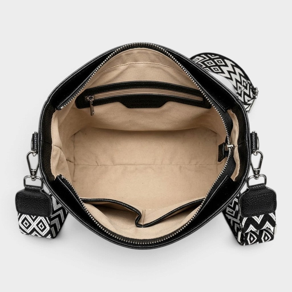 Petit sac bandoulière en cuir véritable
