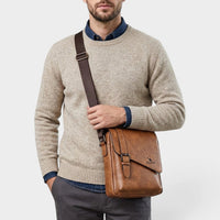 Sacoche en cuir vintage