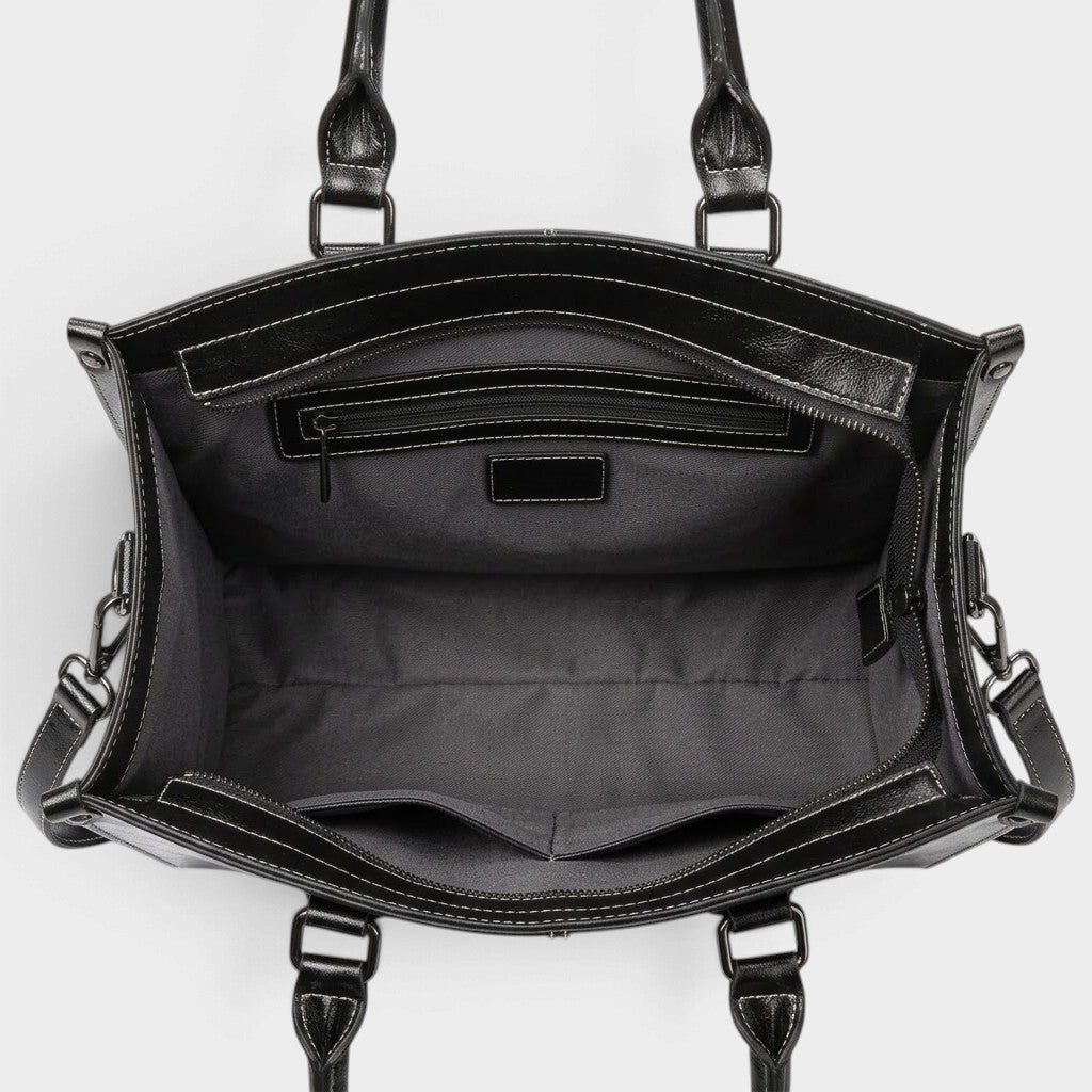 Sac à main en cuir véritable