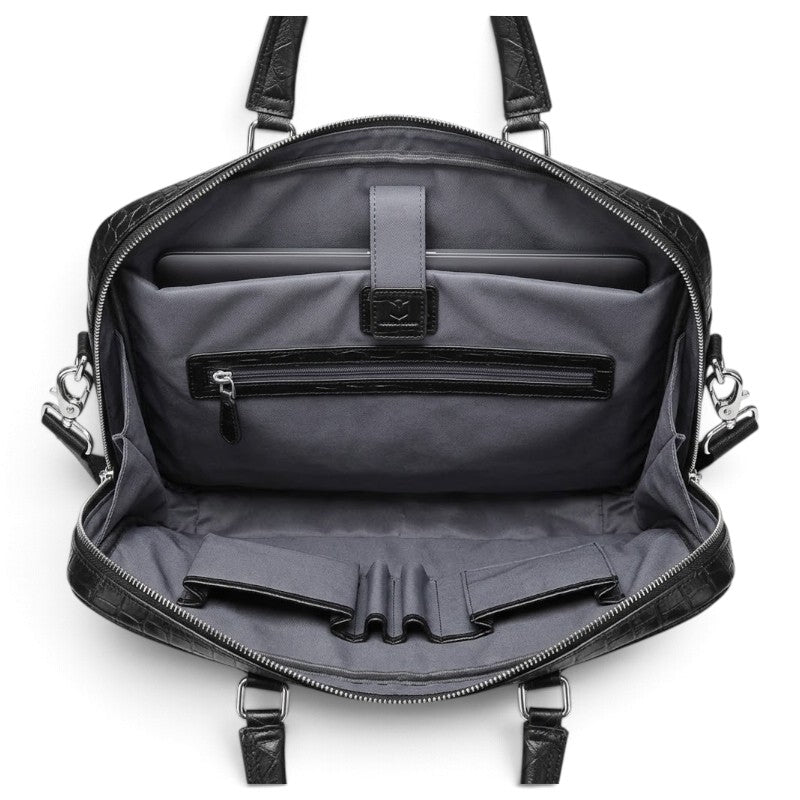 Sac ordinateur croco