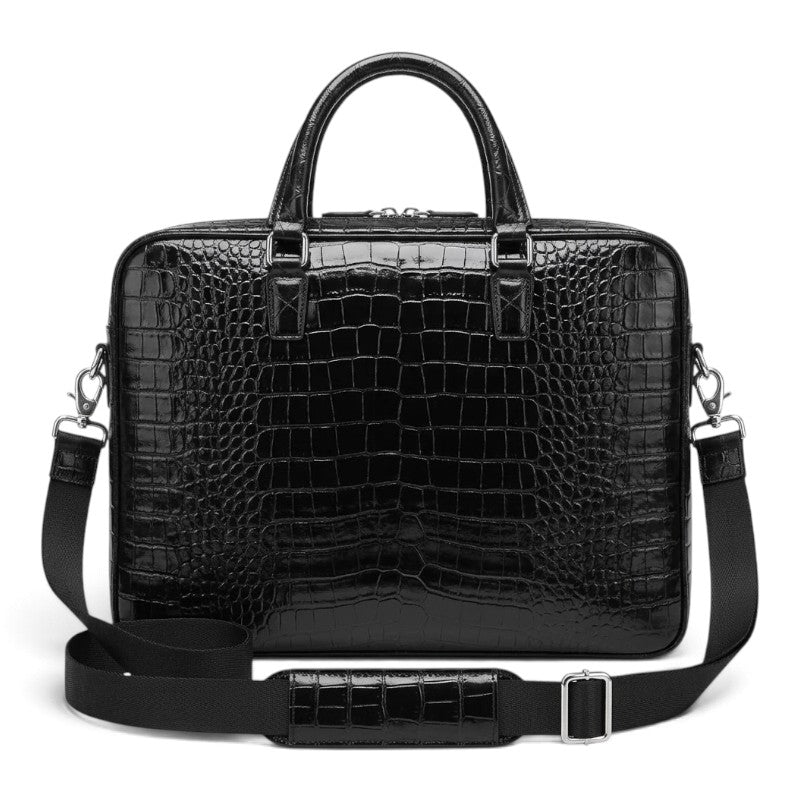 Sac ordinateur croco