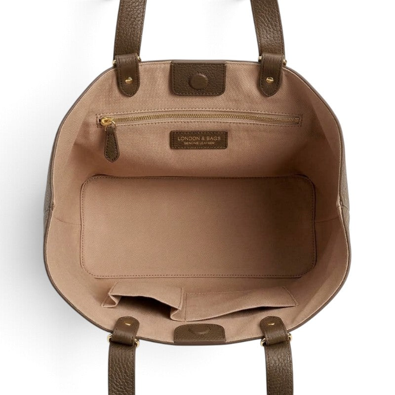 Sac seau femme en cuir de vachette